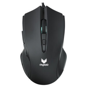 RAPOO V20S LED Optical Gaming Mouse Black - Up to 3000dpi 16m Colour 5 Programma