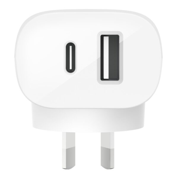 Belkin BOOST CHARGE Dual Wall Charger with PPS 37W - White(WCB007auWH)