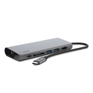 Belkin USB-C Multimedia Hub - Grey(F4U092btSGY)