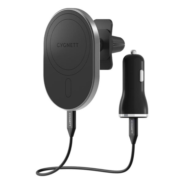 Cygnett Maghold Magnetic Car Wireless Charger - Vent - Black (CY3766WLCCH)
