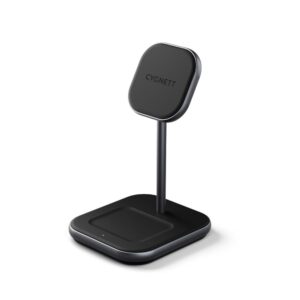 Cygnett MagDesk 2-in-1 Magnetic Wireless Charger 15W - Black (CY3769ACOCP)