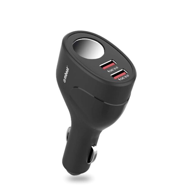 mbeat®  Gorilla Power Dual Port QC3.0 Car Charger and Cigarette Lighter Extender