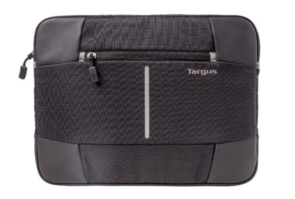 Targus 13-14'' Bex II Laptop Sleeve/Case/Laptop Bag  - Weather-resistant & rip-stop fabrication - Black with black trim