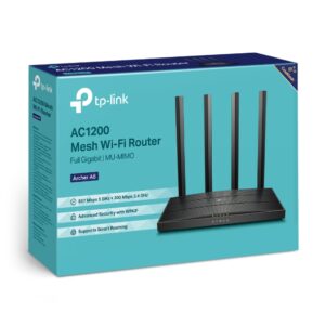 TP-Link Archer A6 AC1200 Wireless MU-MIMO Gigabit Router (OneMesh) Dual-Band Wi-