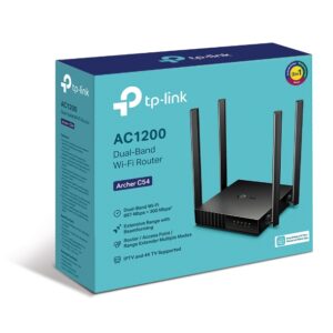 TP-Link Archer C54 AC1200 Dual-Band Wi-Fi Router 2.4GHz 300Mbps 5GHz 867Mbps 4xLAN 1xWAN 4xAntennas