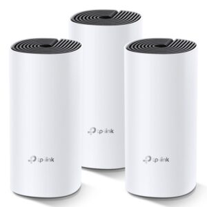 TP-Link Deco M4 (3-pack) AC1200 Whole Home Mesh Wi-Fi System.  ~370sqm Coverage