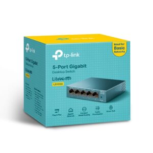 TP-Link LS105G 5-Port 10/100/1000Mbps Desktop Switch 10/100/1000Mbps Auto-Negoti