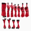 For Corsair PSU - Red Premium Individually Sleeved DC Cable Pro Kit