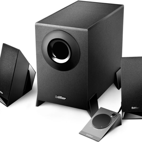 Edifier M1360 2.1 Multimedia Speakers - 3.5mm AUX/4INCH Subwoofer/Remote/RCA Rem