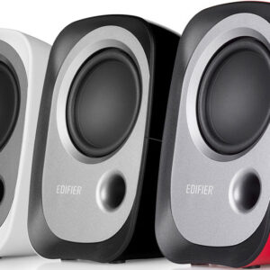 Edifier R12U USB Compact 2.0 Multimedia Speakers System (Red) - 3.5mm AUX/USB/Ideal for Desktop