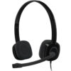 Logitech H151 Stereo Headset Light Weight Adjustable Headphones with Microphone