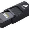 Corsair Flash Voyager Slider X1 32GB USB 3.0 Flash Drive - Capless Design Read 130MBs Plug and Play