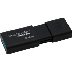Kingston 64GB USB3.0 Flash Drive Memory Stick Thumb Key DataTraveler DT100G3 Ret