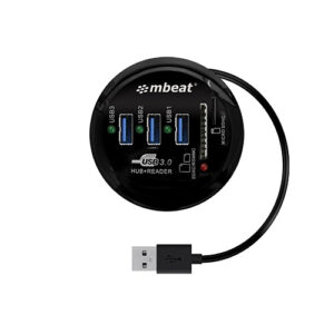 (LS) mbeat® Portable USB 3.0 Hub and Card Reader - USB 3.0/2.0