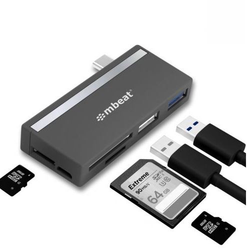 mbeat®  Essential  5-IN-1 USB- C Hub ( USB hub 2.0
