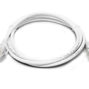 8Ware Cat6a UTP Ethernet Cable 0.5m (50cm) Snagless White