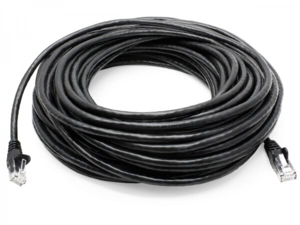 8Ware CAT6A Cable 40m - Black Color RJ45 Ethernet Network LAN UTP Patch Cord Sna