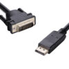 8ware DisplayPort DP to DVI-D 2m Cable Male to Male 24+1 Gold plated Supports vi