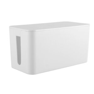 Brateck Cable Management Box (Small) Material: Polystyrene(PS)   Dimensions 23.5x11.5x12cm -- White (LS)