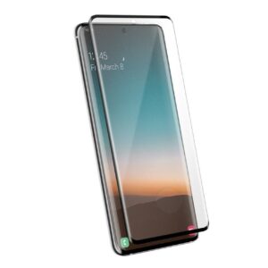 EFM TT Sapphire+ Case Optimised Screen Armour for Samsung Galaxy S20+ - Dual Install - Clear/ Black (EFSGTSG262CLBD)