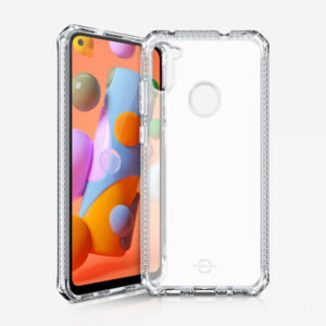 ITSKINS Spectrum 2M Drop Case - Samsung Galaxy A11 Clear / Transparent-  Stay Protected