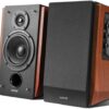 Edifier R1700BT Bluetooth Lifestyle Bookshelf Studio Speakers Brown - BT/Dual 3.