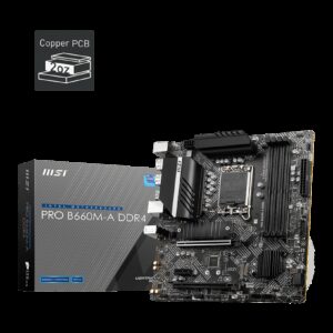 MSI B660M-A PRO DDR4 DDR4 Intel LGA 1700 mATX Motherboard