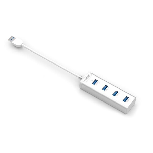 mbeat® “STICK' 4-Port USB 3.0 Hub - Aluminium Portable 4 Port Data Transfer S