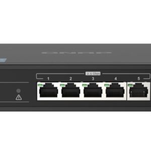 QNAP QSW-1105-5T Instantly upgrade your network to 2.5GbE connectivity 5xPorts 5x2.5GbE