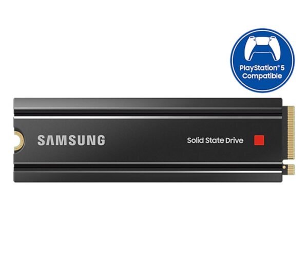 Samsung 980 Pro 1TB Gen4 NVMe SSD with Heatsink 7000MB/s 5000MB/s R/W 1000K/1000