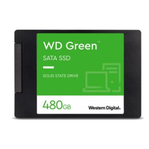 Western Digital WD Green 480GB 2.5' SATA SSD 545R/430W MB/s 80TBW 3D NAND 7mm 3 Years Warranty