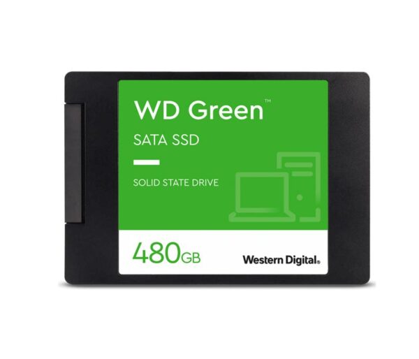 Western Digital WD Green 480GB 2.5' SATA SSD 545R/430W MB/s 80TBW 3D NAND 7mm 3