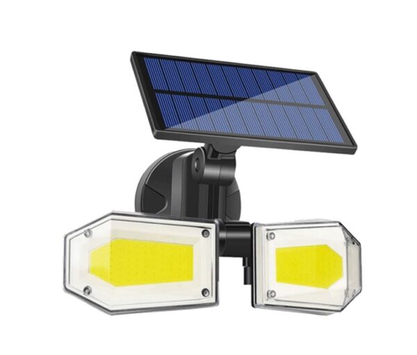 Sansai GL-H827G Solar Power LED Sensor Light Dual LED heads 3 Different lighting
