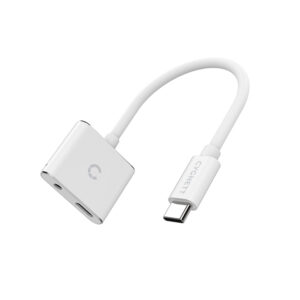 Cygnett Essentials USB-C Audio & Charge Adapter - White (CY2866PCCPD)