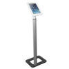 Brateck Anti-theft Tablet Kiosk Floor Stand with Aluminum Base Fit Screen Size