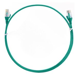 8ware CAT6 Ultra Thin Slim Cable 15m / 1500cm - Green Color Premium RJ45 Etherne
