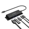 mbeat® Mountable 5-Port USB-C Hub - Supports 4K HDMI video out and 60W Power De
