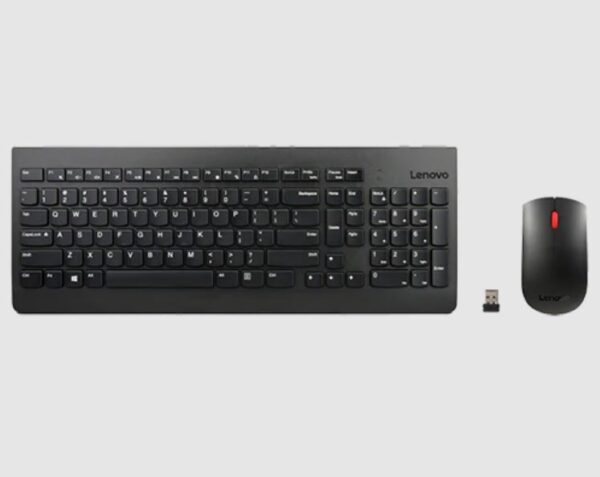 LENOVO Essential Wireless Combo Keyboard & Mouse 2.4GHz via Nano USB 3 Buttons O