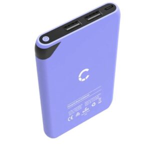 Cygnett ChargeUp Boost 5K mAh Power Bank - Lilac (CY2502PBCHE)