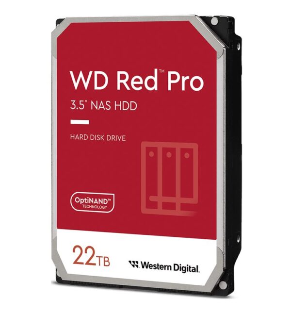 Western Digital WD Red Pro 22TB 3.5' NAS HDD SATA3 7200RPM 512MB Cache 24x7 300T