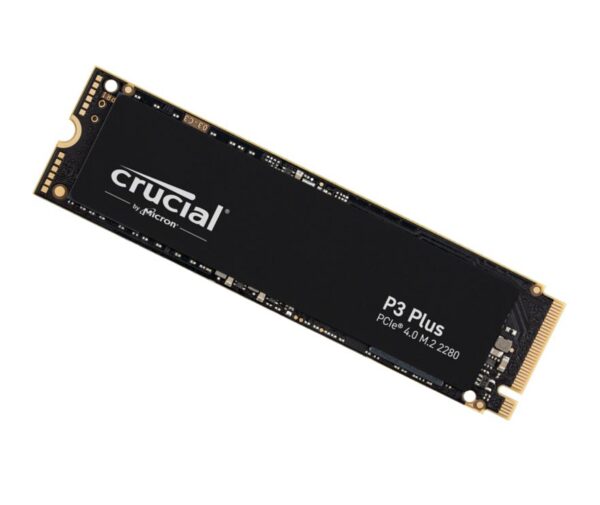 Crucial P3 Plus 500GB Gen4 NVMe SSD 4700/1900 MB/s R/W 110TBW 350K/460K IOPS 1.5