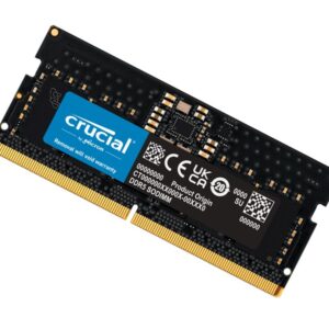 Crucial 16GB (1x16GB) DDR5 SODIMM 4800MHz C40 1.1V Laptop Laptop Memory