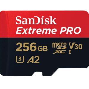 SanDisk Extreme Pro 256GB microSD SDXC SDXC UHS-I 200MB/s 140MB/s V30 U3 A2 4K U