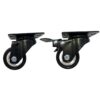 LDR 2' PP Rack Caster Wheels 2x With Brakes & 2x Without Brakes - Pack of 4 Whee