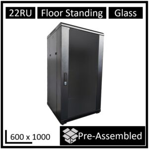 LDR Assembled 22U Server Rack Cabinet (600mm x 1000mm)