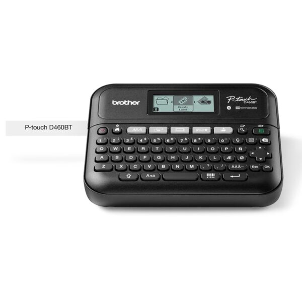 Brother PT-D460BT PC & Bluetooth Connectable Desktop P- Touch Labelller (3.5-18m