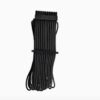 For Corsair PSU - BLACK Premium Individually Sleeved ATX 24-Pin Cable Type 4 Gen