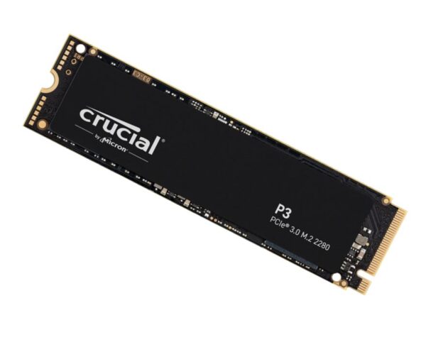 Crucial P3 4TB Gen3 NVMe SSD 3500/3000 MB/s R/W 800TBW 650K/700K IOPS 1.5M hrs M