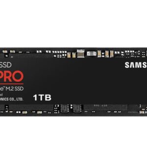 Samsung 990 Pro 1TB Gen4 NVMe SSD 7450MB/s 6900MB/s R/W 1550K/1200K IOPS 600TBW