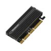 Simplecom EC415B NVMe M.2 SSD to PCIe x4 x8 x16 Expansion Card with Aluminium He